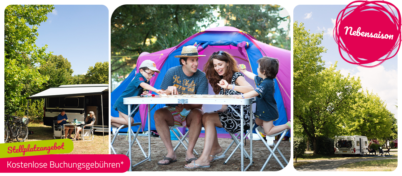 Angebot für Camper in der Nebensaison
