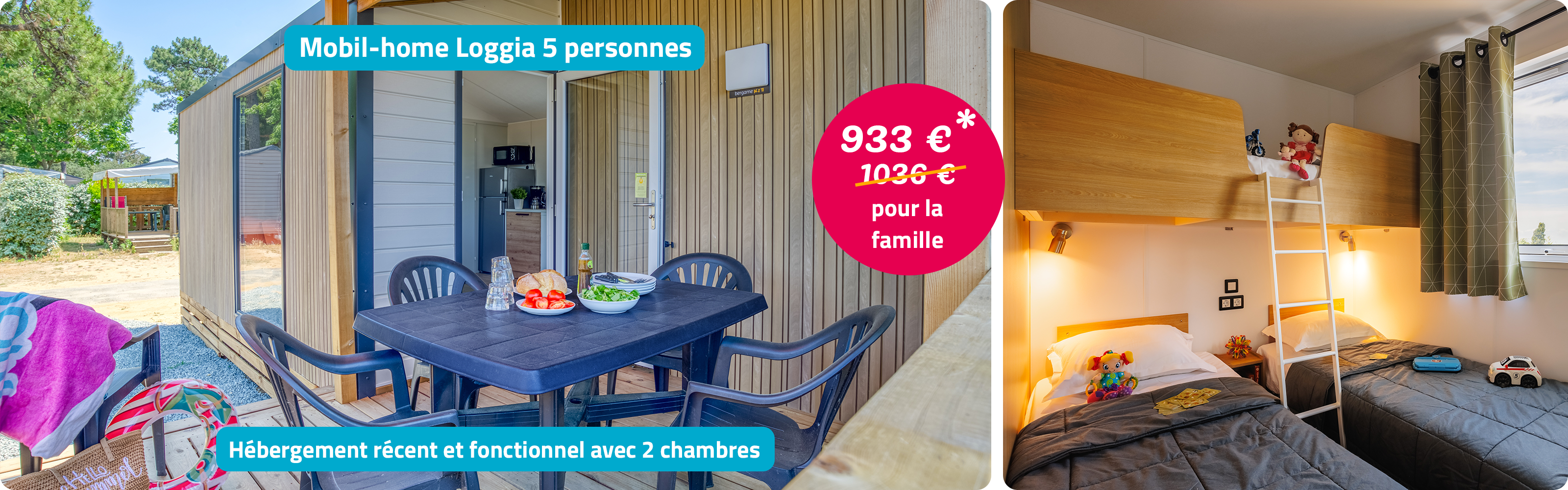 Mobil-home Loggia 5 personnes
