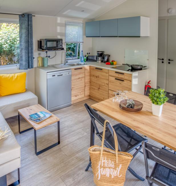 Mobil-home Famille camping La Corniche