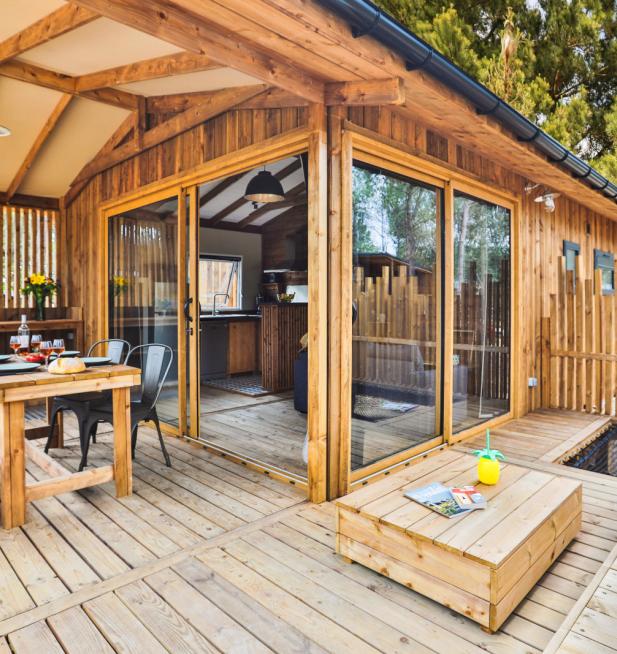 Cocoon Lodge 4 personnes camping Le Petit Rocher