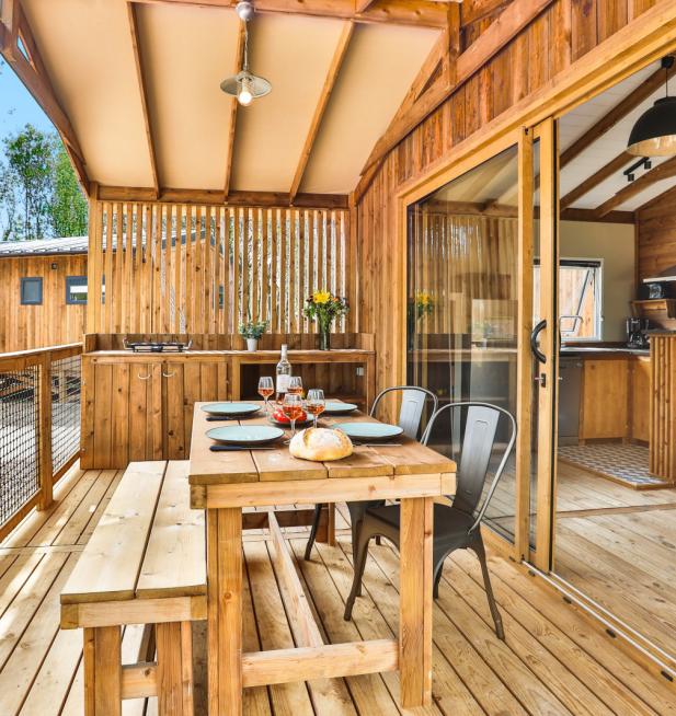 Cocoon Lodge 4 personnes camping Le Petit Rocher