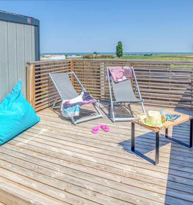 Mobil-home Bahia camping Les Peupliers