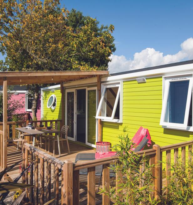Mobil-home Famille Clim Éco camping La Mignardière
