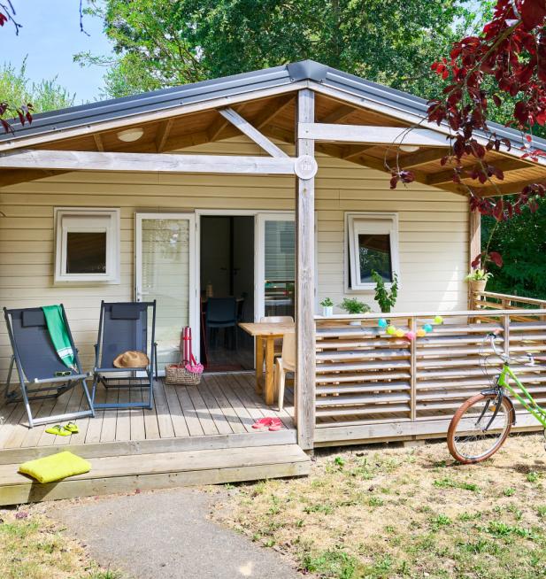 Chalet Grand Large camping Les Chalands Fleuris