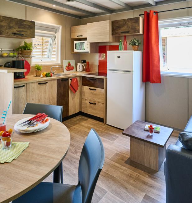 Chalet Grand Large camping Les Chalands Fleuris