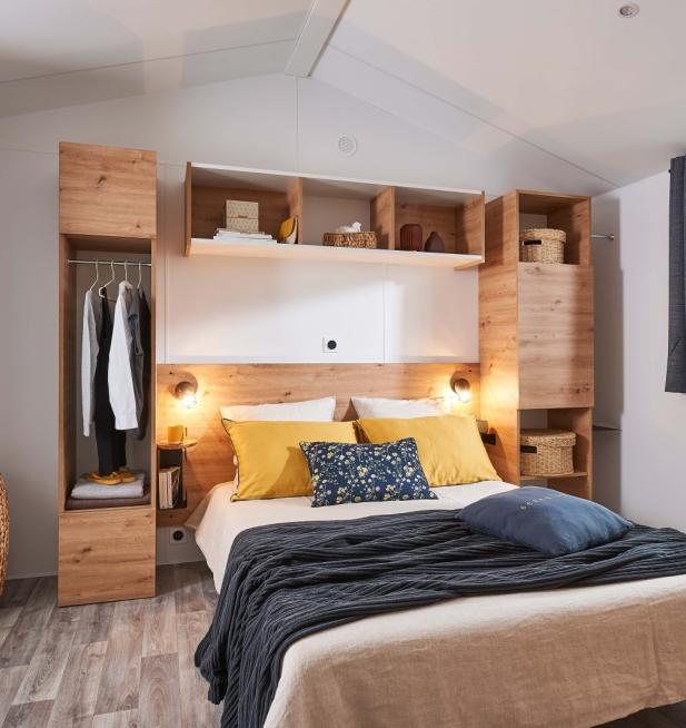 Mobil-home PMR chambre
