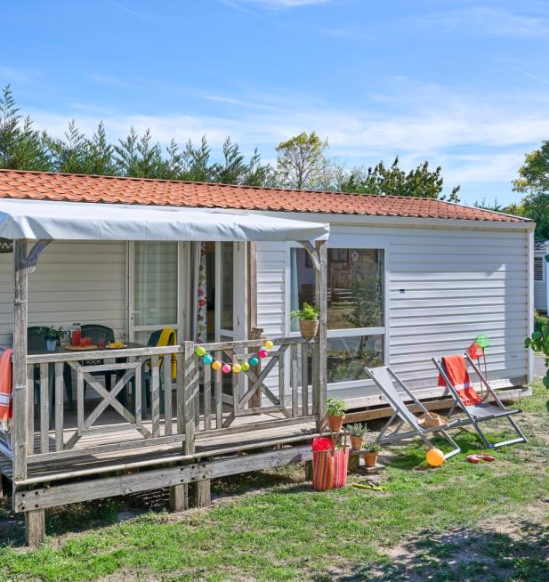 Mobil-home Loggia Éco camping La Mignardière