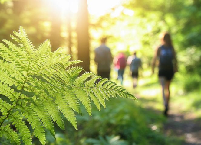Sentier de Bois Gibert proche ballan miré