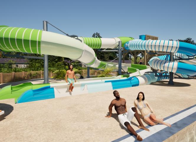 Découvrez les nouveaux toboggans aquatiques du camping Signol 5 étoiles sur l'Ile d'Oléron