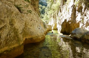 Canyon près du camping La Pergola