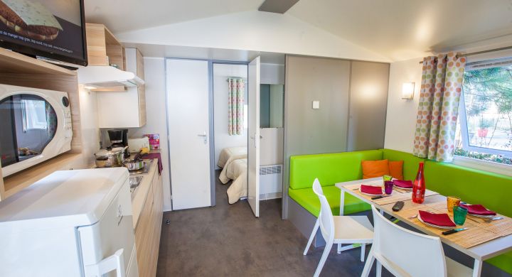 Mobil-home Loggia camping Le Petit Rocher