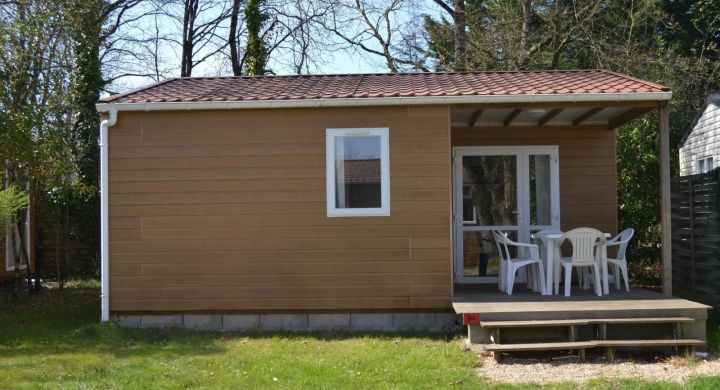 Chalet Vanille camping La Mignardière Châteaux de la Loire