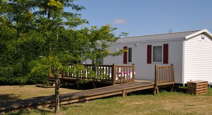 Mobil-home PMR camping La Mignardière Châteaux de la Loire