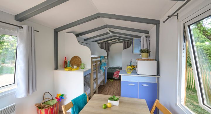 Roulotte camping La Mignardière Châteaux de la Loire