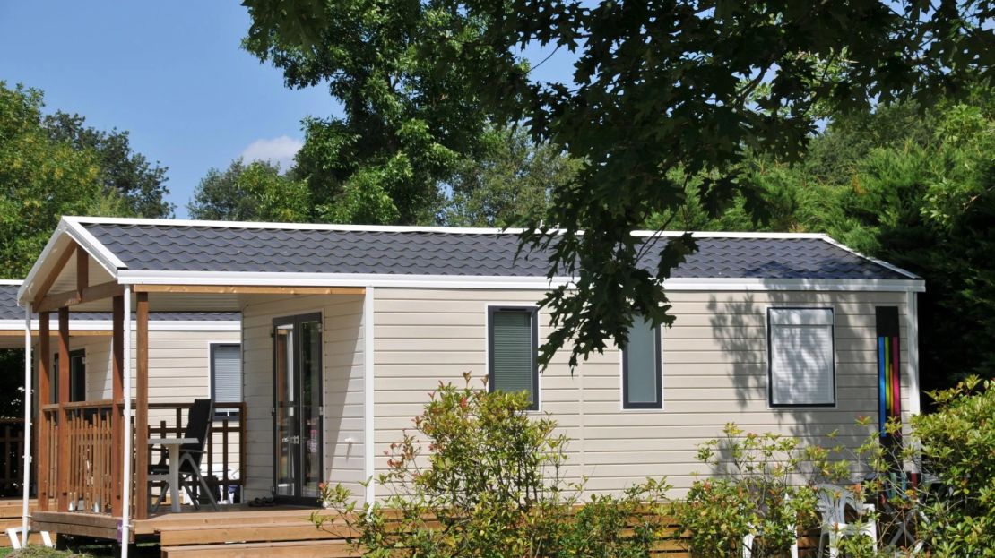 Camping la Mignardière - Destination Châteaux de la Loire - Mobil-home Palma