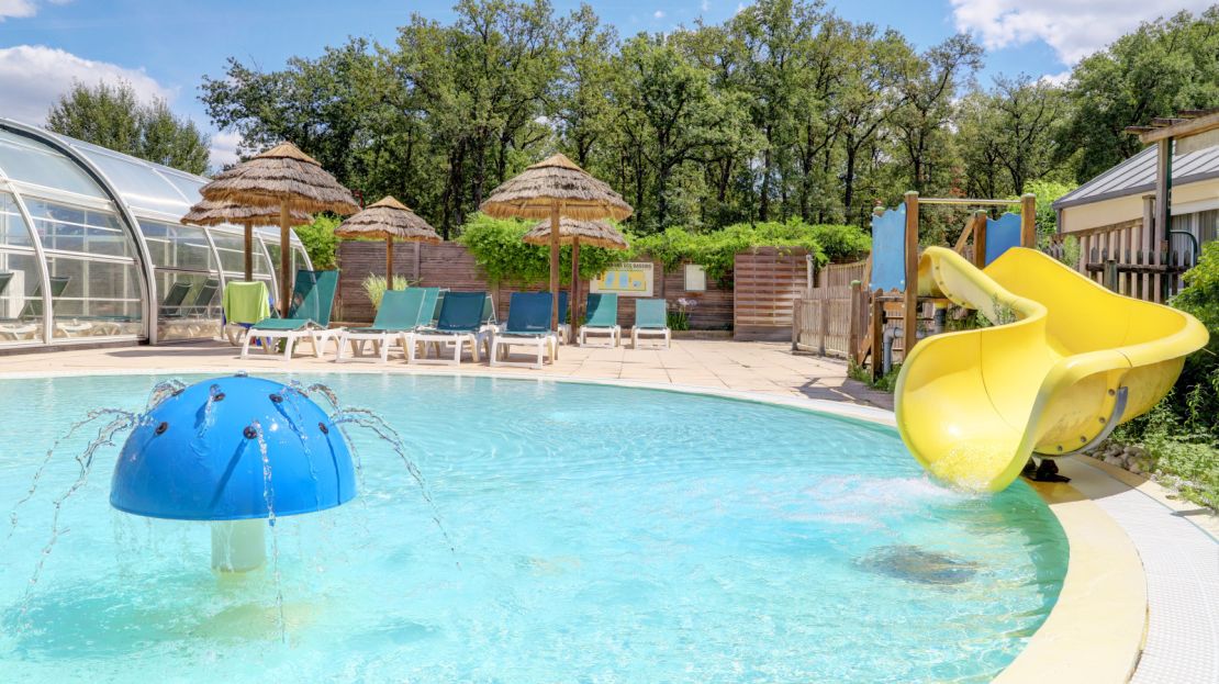 Camping la Mignardière - Destination Châteaux de la Loire - Espace aquatique - Pataugeoire enfants