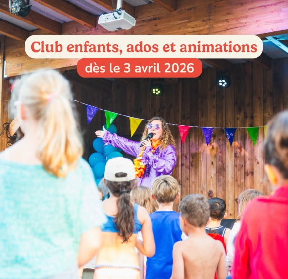 Club enfants, ados et animations Camping Signol sur l'Ile d'Oléron