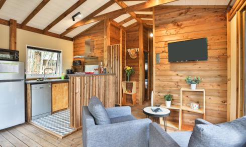 Cocoon Lodge 4 personnes camping Le Petit Rocher