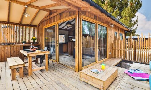 Cocoon Lodge 5 personnes camping Le Petit Rocher