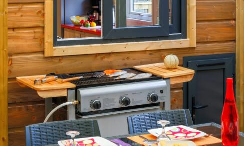 Cottage Prestige avec jacuzzi privatif camping Signol