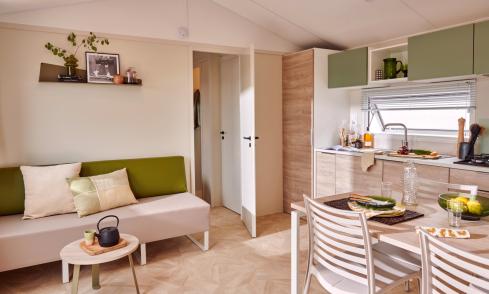 Mobil-home Clim Suite Duo camping Les Peupliers