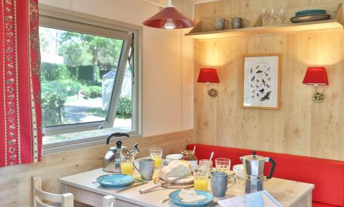 Roulotte camping Le Petit Rocher