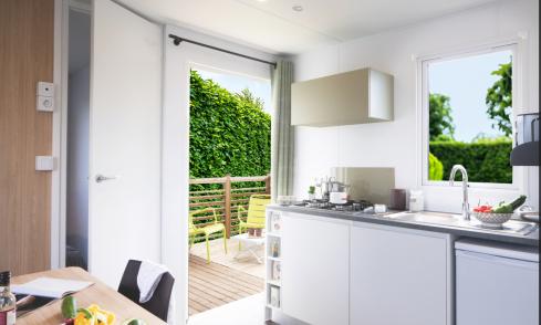 Cuisine mobil-home Loggia 5 personnes
