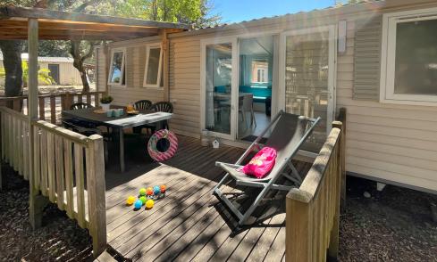 Mobil-home Famille Éco camping Signol
