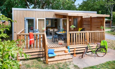 Mobil-home Famille camping Les Chalands Fleuris
